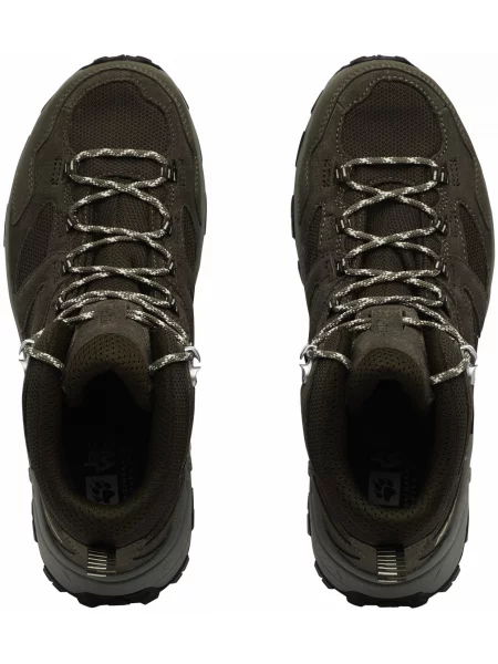 Кожаные ботинки Jack Wolfskin коричневые