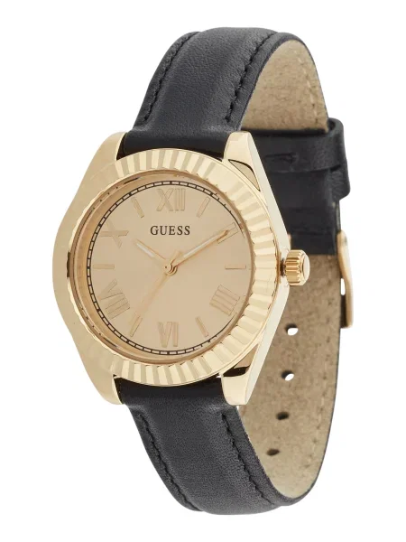 GUESS Ceas analogic auriu negru