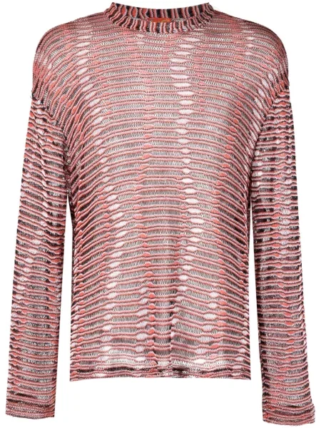 Pruhovaná mikina Vitelli oranžová