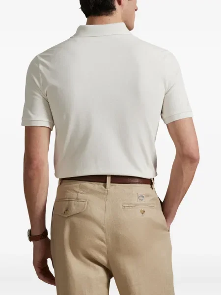 Μικρός κασκέτο Polo Ralph Lauren με χαμηλή μέση υφαίνω διαγωνίως πράσινο