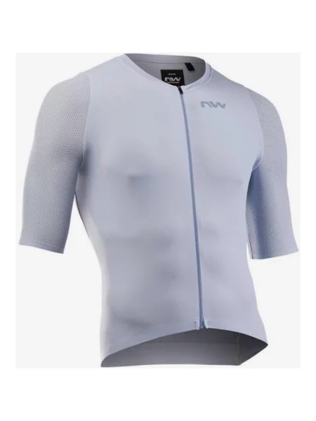Koszulka rowerowa Northwave Extreme krótki rękaw lodowy M szary