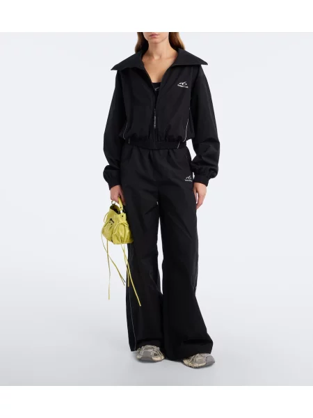Top Balenciaga skórzany żółty