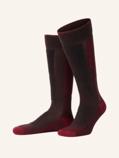 Skarpety narciarskie icebreaker Merino Ski+ Medium OTC bittersweet/port/black czarne