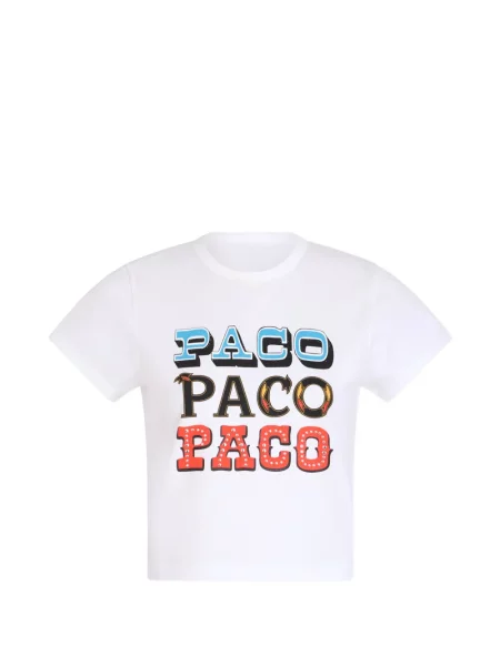 Tricou Rabanne alb