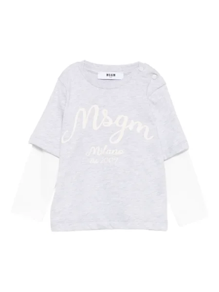 Koszulka dziecięca Msgm szara
