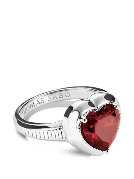 Prsten Thomas Sabo sa cirkonima s uzorkom srca