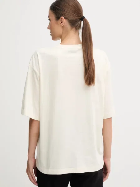 Tričko Emporio Armani béžová
