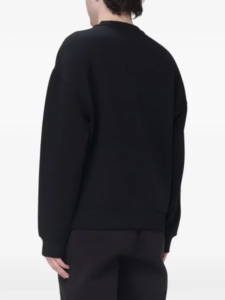 Mikina Emporio Armani s autogramem černá