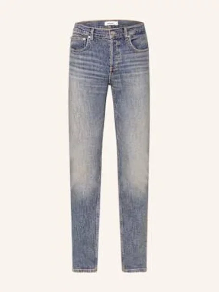 Sandro Jeansy Slim Fit blau niebieskie