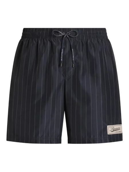 Sznurek ściągający kąpielówki Dolce And Gabbana w paski czarne