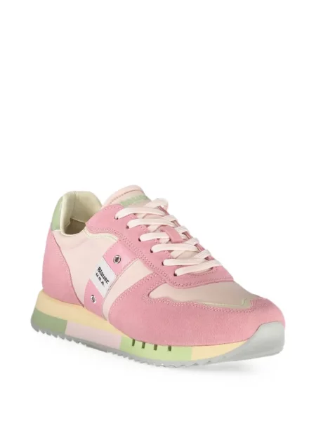 Sneakers Blauer με κορδόνια με δαντέλα ροζ