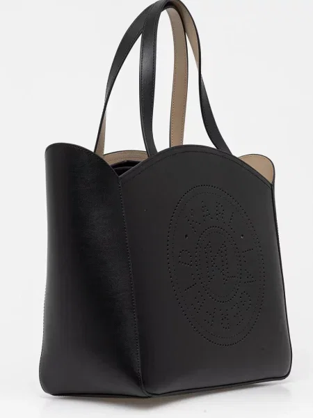 Karl Lagerfeld torebka skórzana czarny