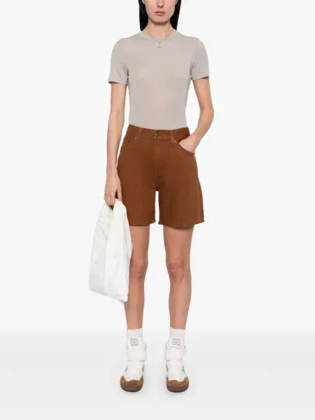 Koszula Levi's z wysoką talią brązowa