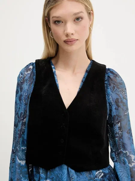 Платье мини Desigual клеш синее
