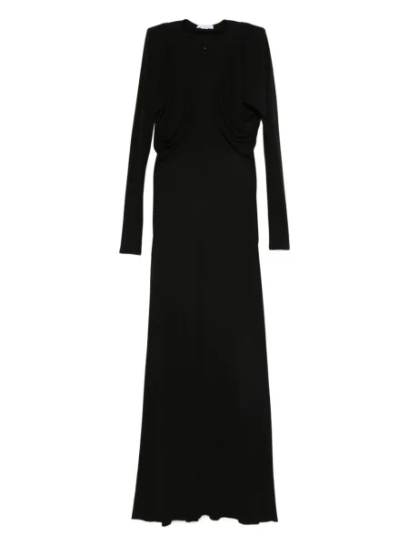 Rochie maxi Stella Mccartney drapată de costum negru