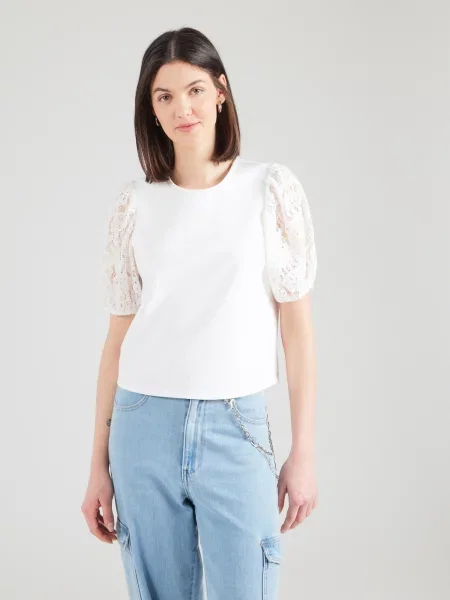 ABOUT YOU Tricou Charlotta' alb