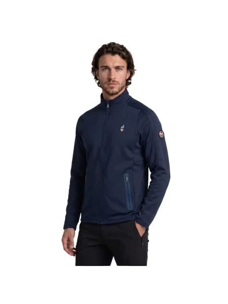 Bluza turystyczna DRAKE rozpinana niebieska