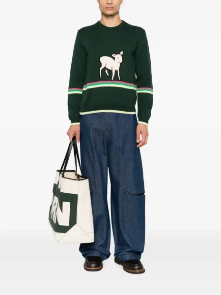Bouclé pulover Jw Anderson verde