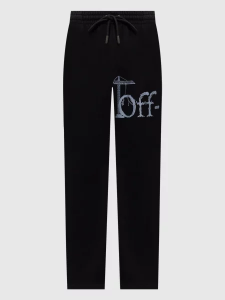 Спортивні штани City Nature Off-white чорні