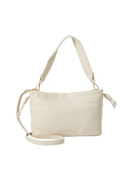 Ročna torba Tommy Hilfiger Th Soft Summer Mini Bucket bež
