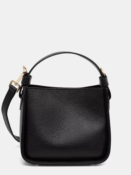 Answear.LAB geantă crossbody pentru femei din piele negru