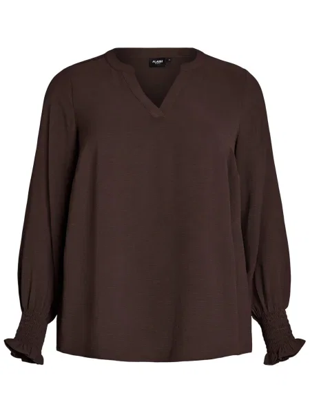 Zizzi Bluză Kikka ciocolatiu