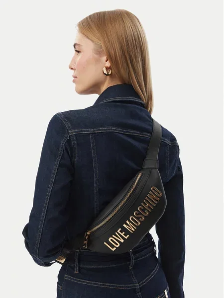 Torbica oko struka﻿ LOVE MOSCHINO crna