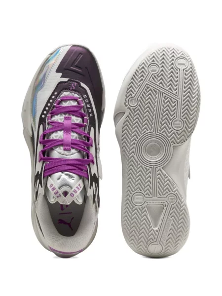 Sneakerși Puma cu pene gri