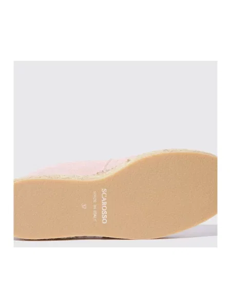 Espadryle Scarosso zamszowe różowe