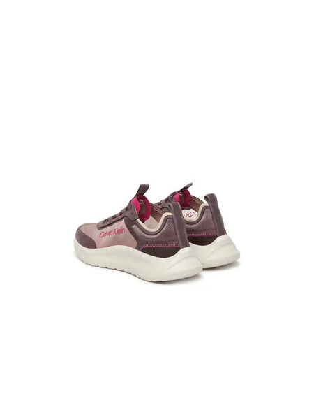 Sneakersy Calvin Klein Light Eva Run Lup Transp Ripst ružová