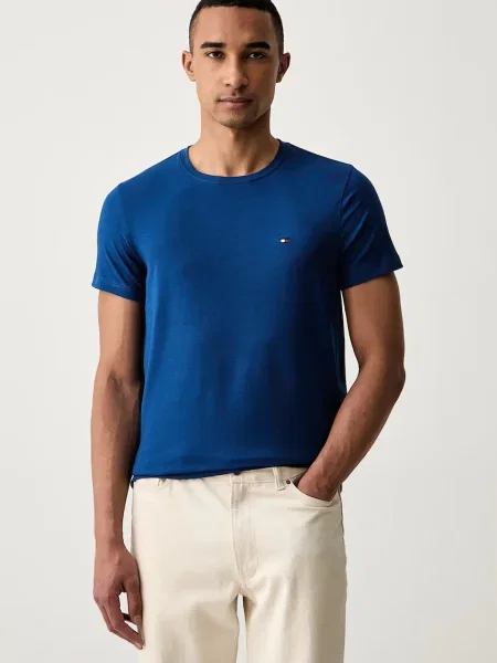 Tommy Hilfiger basic tričko s modré
