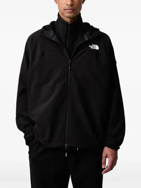 Яке The North Face с качулка черно