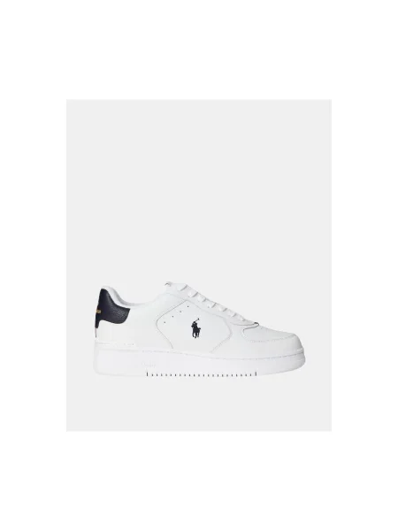 Polo Ralph Lauren sneakers din piele Mastr Ct Rib alb