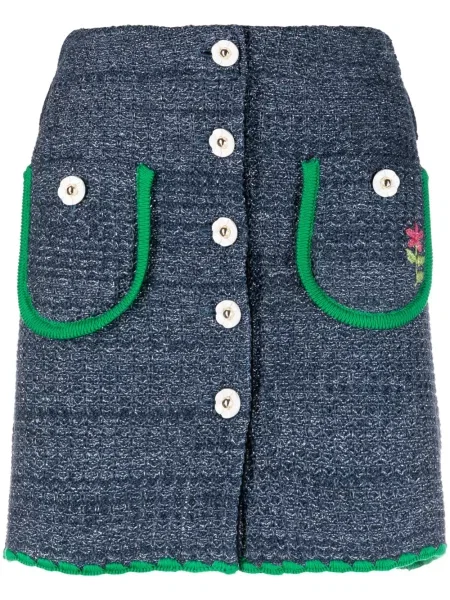 Mała mały spódnica mini Cormio niebieska