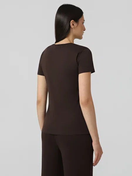 Футболка Armani Exchange коричневая