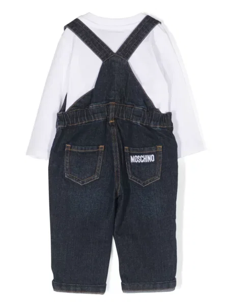 Dětské kalhoty Moschino bílé