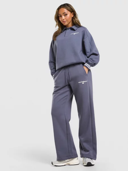 New Balance Bluza Rozpinana Polo granatowa