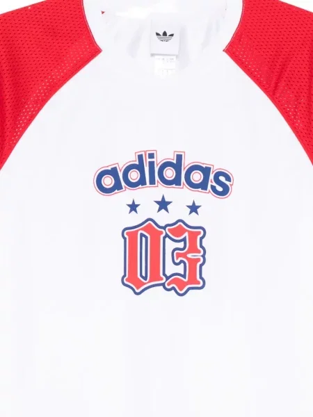 Tricou Adidas cu imagine alb