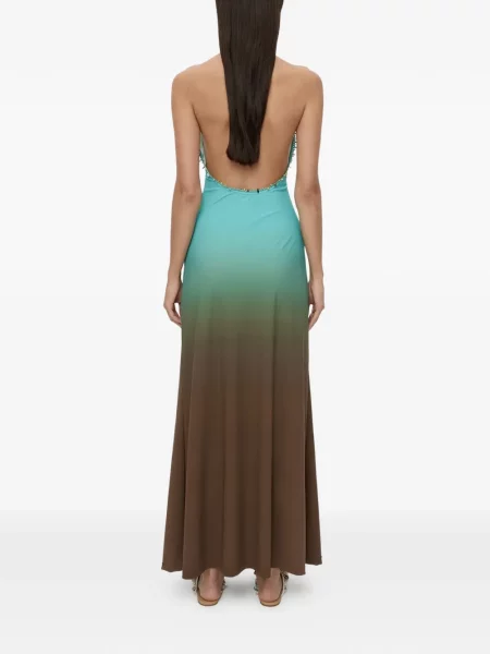 Lung rochie Christopher Esber albastru