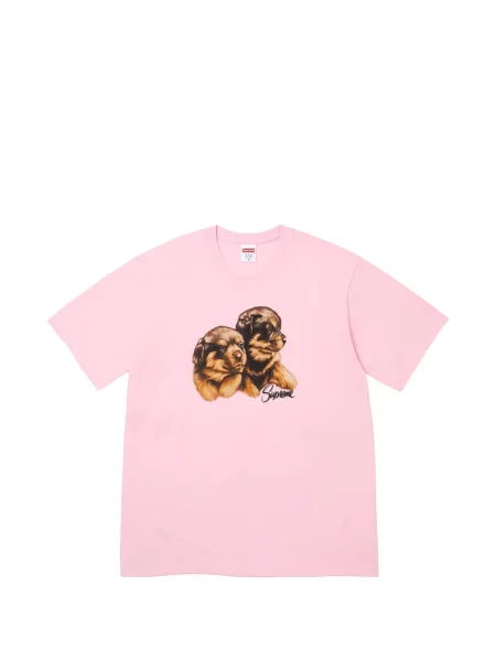 Tricou Supreme cu imagine roz