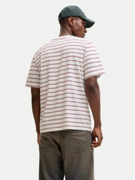 Jack & Jones Marškinėliai Norrebro Stripe Écru
