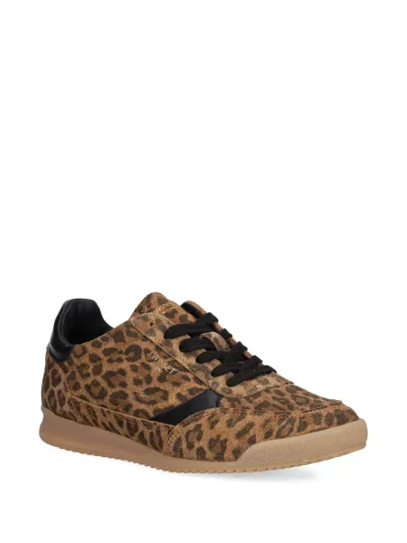 Sneakerși Twinset cu imagine cu model leopard maro