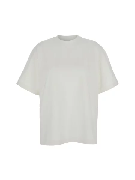 Koszulka Jil Sander z logo biała