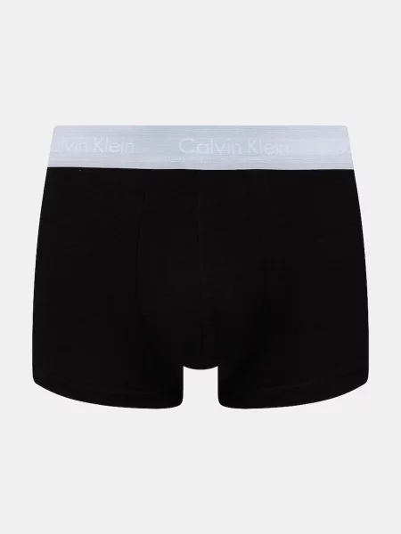 Bokserki Calvin Klein Low Rise Trunk 5 par black w green bloom wb/black w dazzlin czarne