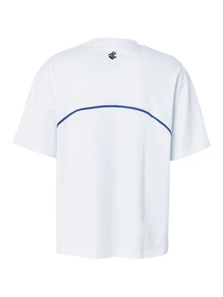 ROCAWEAR Póló Arch sötétkék / fekete fehér