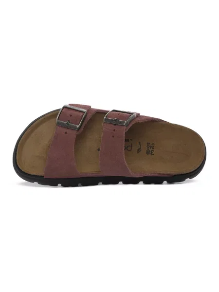 Pantofi Birkenstock chunky roșu