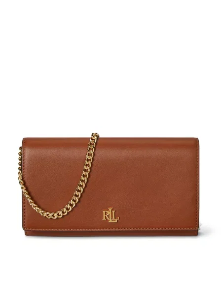 Lauren Ralph Lauren Pisemska torbica svetlo rjava