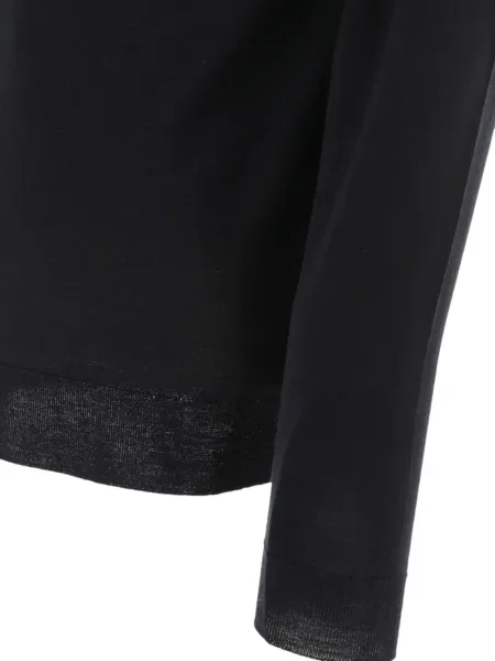 Polo John Smedley κλασικό μαύρο