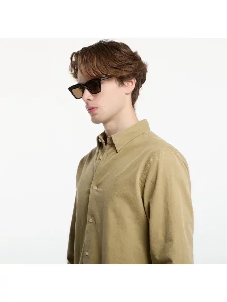 Риза AllSaints Birchwood Ls Shirt Cord Brown M кафяво