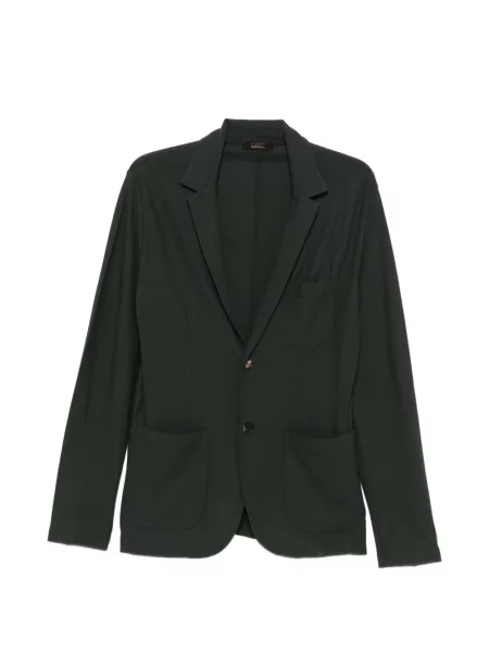 Sacou Zanone cu un singur rând de nasturi verde